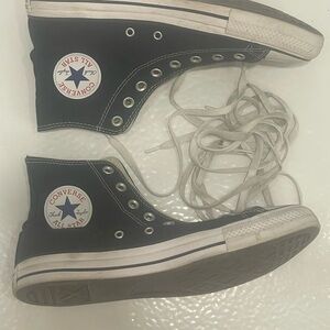 Men’s Converse Black and White High-Tops